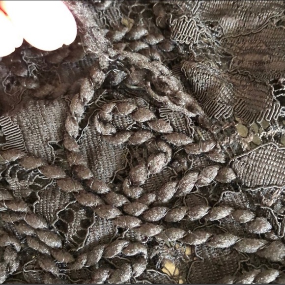 NWT Zara Trafaluc black lace top women’s sz S - Picture 8 of 8